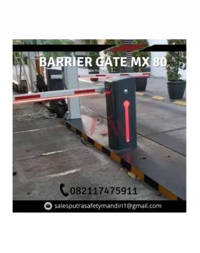 BARRIER GATE MX 80 PALANG PLUS LED MESIN PORTAL PARKIR OTOMATIS