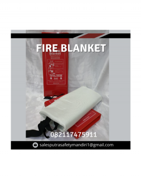FIRE BLANKET 1.8 METER KAIN ANTI API FLAME SHELTER COVER EXTINGUISHER