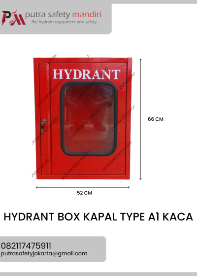 BOX HIDRAN KAPAL TYPE A1 PINTU KACA 3 MM PLAT BESI