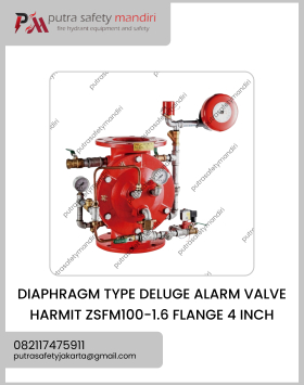 FOTO HARMIT ZSFM100-1.6 VALVE DELUGE ALARM DIAPHRAGM TYPE FLANGE 4 INCH JAKARTA