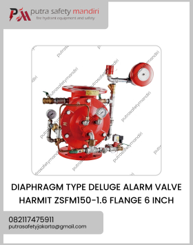 FOTO HARMIT ZSFM150-1.6 DELUGE ALARM VALVE TIPE DIAPHRAGM 6 INCH FLANGE MURAH
