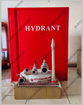 FOTO INDOOR HYDRANT BOX A2 FULLSET KELENGKAPAN ALUMINIUM IMPORT JAKARTA