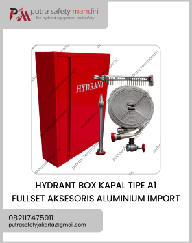 FOTO FULLSET BOX HYDRANT KAPAL TIPE A1 POLOS AKSESORIS ALUMINIUM IMPORT READY STOCK