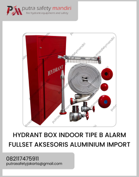 FOTO BOX FIRE HYDRANT FULLSET ALARM PINTU POLOS TIPE B IMPORT ALUMINIUM JAKARTA