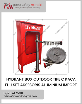 FOTO OHB FULLSET ALUMINIUM IMPORT PINTU KACA TIPE C HYDRANT BOX OUTDOOR READY STOCK